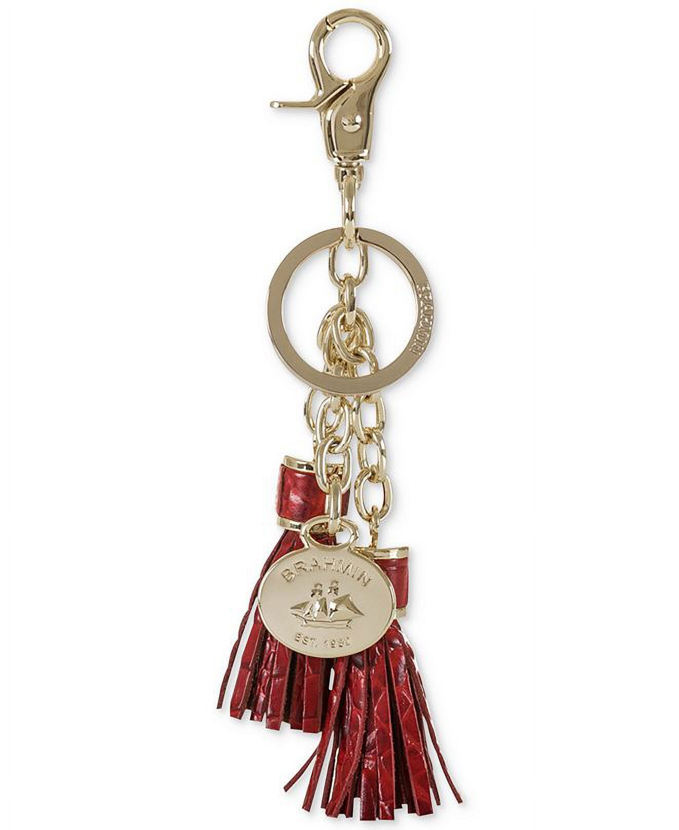 High quality Brahmin Heart Keychain Tassel