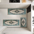 thumbnail image 2 of IsecretJoy Non Slip Kitchen Rugs Sets of 3, Washable Kitchen Mats for Floor Waterproof & Stain Resistant Runner Rug for Kitchen, Laundry Room, Hallway, 2 of 11