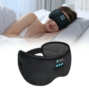 SYPVRY Sleep Headphones Bluetooth Eye Mask with 10+ Hrs Playing Music V5.3 Sleep Mask Headphones for Side Sleepers Office Travel