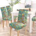 thumbnail image 5 of ZHANZZK Flowers Nice Stretch Chair Cover Protector Seat Slipcover for Dining Room Hotel Wedding Party Set of 6, 5 of 6