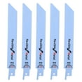 thumbnail image 2 of Saw Blade Jigsaw Blade Hand Saw Blade 5Pcs Metal Reciprocating Saw Blade  Woodworking Cutter Kit Power Tool 150mm / 5.9inS922BF, 2 of 8
