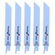 thumbnail image 2 of Saw Blade Jigsaw Blade Hand Saw Blade Saber Saw Blade 5Pcs Metal Reciprocating Saw Blade Woodworking Cutter Kit Power Tool 150mm / 5.9inS922BF ANGGREK AF1011, 2 of 8