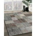 thumbnail image 3 of Ahgly Company Machine Washable Indoor Rectangle Contemporary Dark Goldray Area Rugs, 8' x 10', 3 of 7