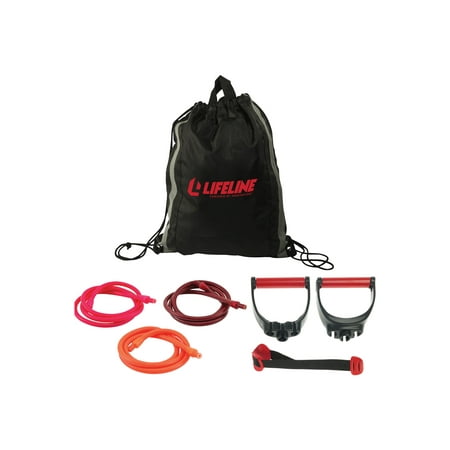 UPC: 0816142015860 | Lifeline Fitness Resistance Kit to Build Full-Body Strength Through Constant Tension – Resistance Level Variety up to 120 lbs.