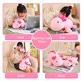 thumbnail image 4 of Juguete de peluche SQEQE con peso de axolotl rosa, 60 cm, 1,4 kg, para niños, 4 of 6