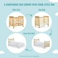 Dream On Me Piper 4in1 Convertible Mini Crib, Natural