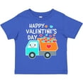 thumbnail image 3 of Inktastic Happy Valentines Day Truck Hearts Boys or Girls Toddler T-Shirt, 3 of 5