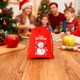 thumbnail image 7 of Aooww Christmas Velvet Santa Sack Large Christmas Santa Red Velvet Bag with Drawstring Gift Wrap Bags for Christmas Party Xmas Present Sack, Christmas Party Decorations, G, 7 of 7