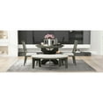 thumbnail image 6 of Rustic Elegance 5 Dining With 3 Upholstered Chairs And Bench In Gray For A Warm Inviting Home Modern (gray): Table, & Curved Areas, 6 of 7