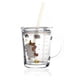 thumbnail image 2 of Vaso para beber con motivos de animales Vaso para niños Vaso para leche para niños con pajita Vaso para leche para niños con báscula Vaso para niños de 350 ml Apto para lavavajillas, 2 of 8