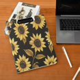 thumbnail image 5 of FORMRS A4 Clipboard Folder with Pen Holder Horizontal Foldable School Office Binder, Black Sunflower Pattern, 5 of 9