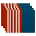 thumbnail image 2 of Simply Daisy 18" x 14" Beach Shack Stripe Print Placemat, Set of 4, 2 of 4