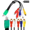 thumbnail image 3 of Replacement Video Cable for BN39-01154 TV Component Adapter 3.5mm Male 2.5mm Male to 5RCA Female Video Cable Cord, 3 of 4