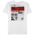 thumbnail image 4 of Elevenparis Mens Fake News Graphic T-Shirt, White, Large, 4 of 5