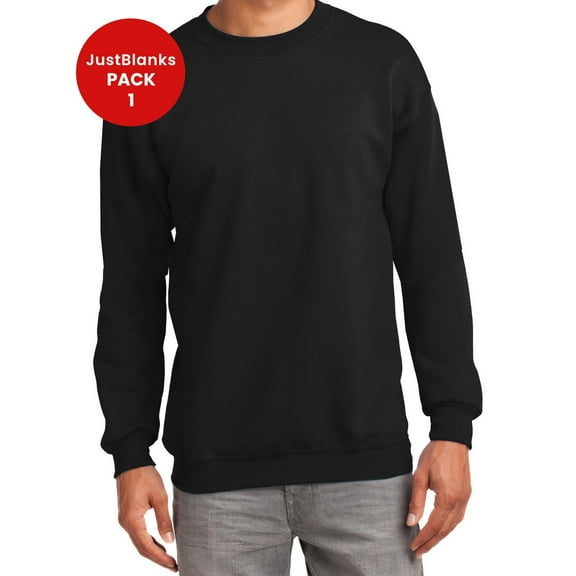 Just Blanks Port & Company PC90T Tall Essential Fleece Crewneck Sweatshirt