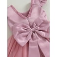 thumbnail image 6 of Bagilaanoe Little Girls Formal Dress Flying Sleeve A-line Princess Dresses 1T 2T 3T 4T 5T 6T 7T Kids Evening Tulle Dress for Wedding Birthday Party Gown, 6 of 9