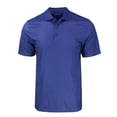 thumbnail image 2 of Men's Cutter & Buck  Royal SMU Mustangs Pike Eco Tonal Geo Print Stretch Recycled Polo, 2 of 3
