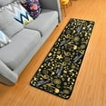 thumbnail image 5 of Kitchen Rugs and Mats Non-Skid Washable Runner Rugs Merry Christmas Music Note Star Long 72x24 inch for Floor Cushioned Hallway Entryway Indoor 2x6, 5 of 7