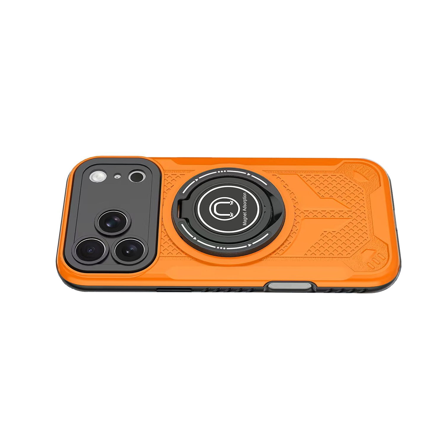 Protective Loop Strap Armor Case for iPhone 17 Pro Max (MagSafe Compatible) - Orange