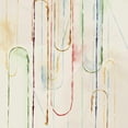 thumbnail image 3 of PI Studio 12x12 Black Modern Framed Museum Art Print Titled - Rainbow Paper Clips II, 3 of 5