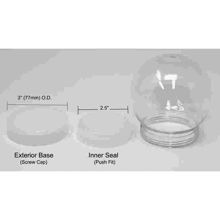 Norlake NOR094914 Plastic Coated Glass Globe - Replacement Light Cover