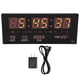 thumbnail image 2 of Reloj De Pared Digital Grande, Reloj Eléctrico Con Memoria De Fallo De Energía Para Sala De Estar, 2 of 8