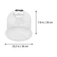 thumbnail image 2 of DECORNIJIA 2Pcs Garden Seedling Protection Cover Plastic Insulation For Gardeners, 2 of 8