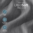 thumbnail image 4 of Bare Home Premium 1800 Collection 3-Piece Bed Sheet Set, Twin, Heathered Gray, 4 of 9