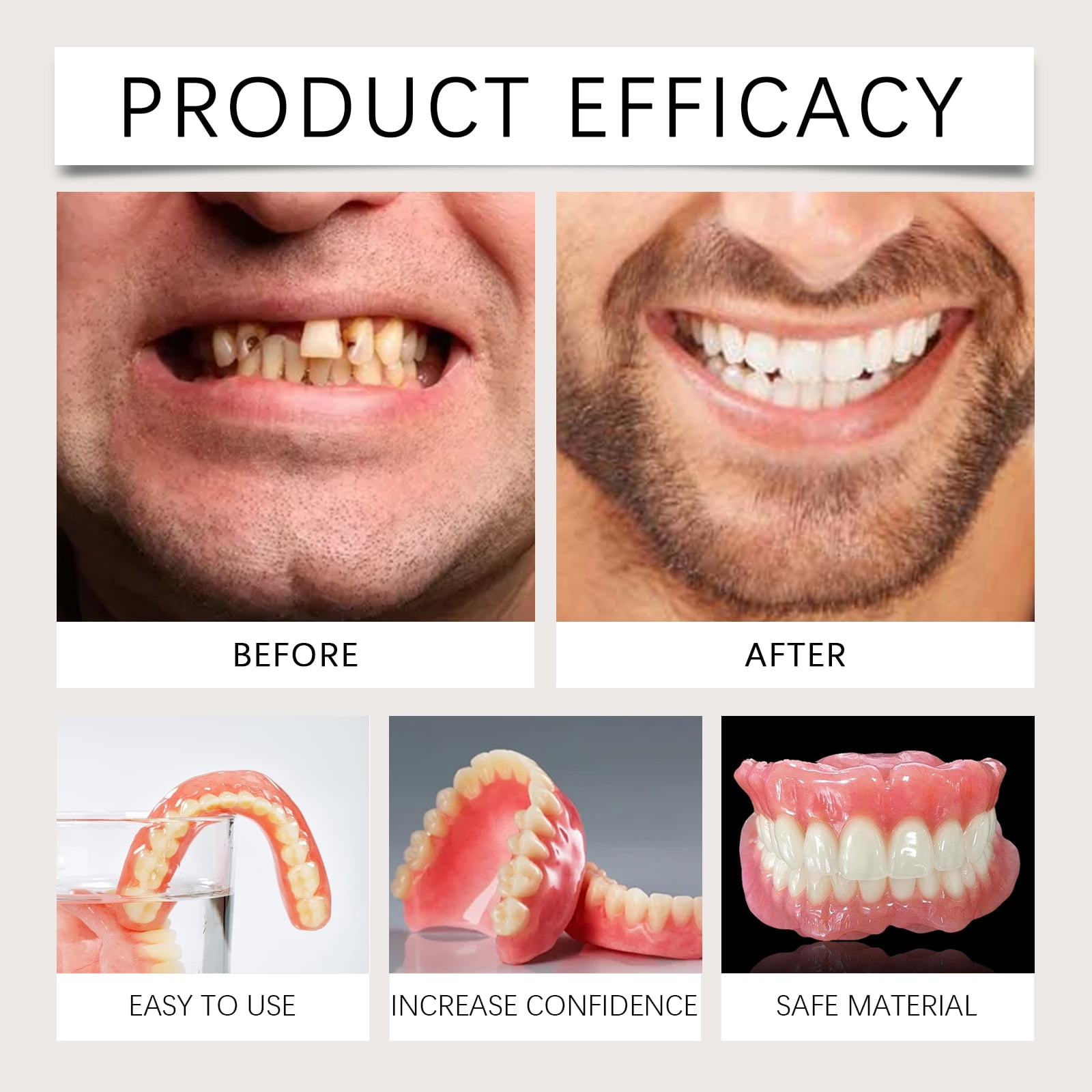 Alvantor Cosmetic Tooth Modification Kit for Smile Enhancement & Home Use