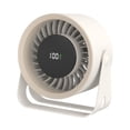 thumbnail image 2 of Ventilador de escritorio Ventilador personal Silencioso Ventilador de aire recargable por USB Ventilador compacto portátil Beige, 2 of 9