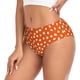 thumbnail image 2 of Balery Dots On Orange Background Ropa Interior de Algodón para Mujer con Dibujo – Braguitas Cómodas y Elásticas, Estilo Clásico-X-Small, 2 of 6