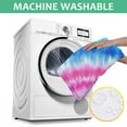 thumbnail image 6 of Colorful Mandala Tie Dye Pattern Square Tablecloth,Waterproof Square Table Cover,Wipeable Spillproof Washable Table Cover for Home Kitchen Party Decor 60"x60"(152x152cm), 6 of 6