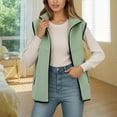thumbnail image 2 of Bibifish Women's Fleece Vests Winter Thermal Vests Zip Up Lightweight Warm Lined Gilets Collared Sleeveless Fall Winter Daily Wear Zipper Vests, 2 of 4