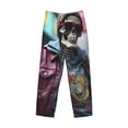 thumbnail image 2 of Haiem Skeleton Cool Street Fashion Men's Pajama Pants Ultra Lightweight Pjs Bottoms Sleepwear Bottom Pants With Pocket Drawstring-Large, 2 of 7