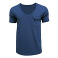 thumbnail image 4 of YFNNUP Men Short Sleeve Tops U Neck Casual T-Shirts Classic Short Sleeve Tees Crewneck Solid Tee Shirts, 4 of 8