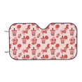 thumbnail image 7 of Fotbe Milk Tea Car Windshield Sunshade | Sun Visor Protector Front Window Shade, Keeps Out UV Rays, Keeps Your Vehicle Cool-Small, 7 of 7