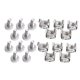 thumbnail image 5 of 10 juegos de tornillos M6 16pcs mm y tuercas enjauladas para gabinetes de estantería de servidores Tornillo de montaje, 5 of 9