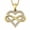 C-Small Yellow, variant on Infinity Heart Pendant Necklace 925 Sterling Silver Cubic Zirconia Jewelry Gift for Women