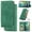 Green, variant on For iPhone 17 Pro Wallet Case with [RFID Blocking] Credit Card Slot Stand Magnetic Closure Premium PU Leather Retro Classic Flip Kickstand Shockproof TPU Shell for iPhone 17 Pro,Brown