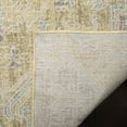 thumbnail image 4 of SAFAVIEH Windsor Daquan Traditional Runner Rug, Light Grey/Lime, 3' x 10', 4 of 7