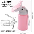 thumbnail image 4 of Mejora el orinal de emergencia portátil para niños y niñas, taza de orinal para viajes de campamento y entrenamiento de orinal para niños Zhivalor DLM90, 4 of 4