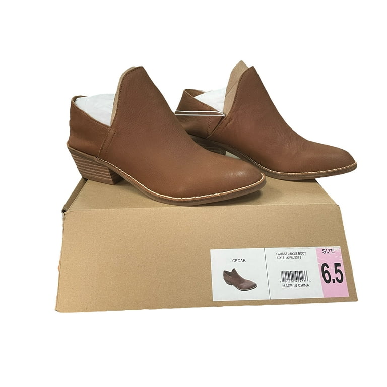 Lucky Brand Women's Fashionable Almond Toe Block Heel Slip-On