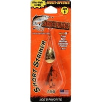Joe's Flies Inline Spinner Short Striker Size 8 Brown/Green