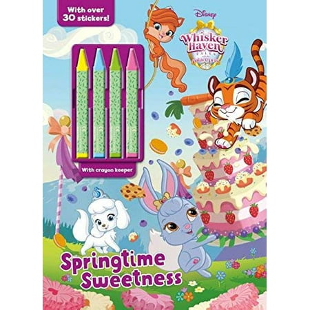 Download Sprintime Sweetness Coloring Book with Crayons (Disney Whisker Haven Tales with the Palace Pets ...