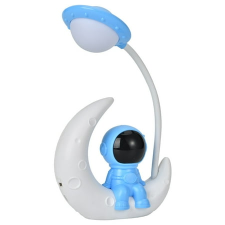

Trayknick Eye Care 2 Light Modes ABS Moon Spaceman Model Lamp for Bookcase - Night Light
