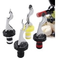 thumbnail image 1 of de 4 tapas herméticas para botellas, tapas universales para botellas con palanca, tapas reutilizables para botellas, tapones para vino, champán, cerveza,, 1 of 5
