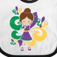 thumbnail image 4 of Inktastic Mardi Gras Girl Girls Baby Bib, 4 of 4
