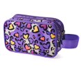thumbnail image 1 of Neceser Vipdeal Kids para niñas, impermeable, leopardo, color morado, 1 of 5