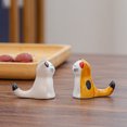 thumbnail image 4 of Cute Cat Palillos Resto Cena Cuchara Soporte Cuchillo Tenedor Soporte Palillos Tenedores Soporte Soporte Palillos Soporte Cerámica Decoración del hogar, Estilo 6 brillar Electrónica, 4 of 5