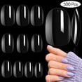 thumbnail image 2 of Makartt 500pcs Short Oval Fake Nails Tips Press on Nails Acrylic Full Cover Clear False Nails,10 Sizes, 2 of 8
